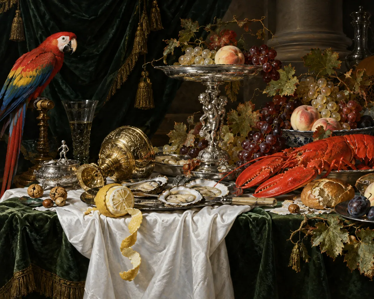 Still Life: A Banqueting Scene, the painting