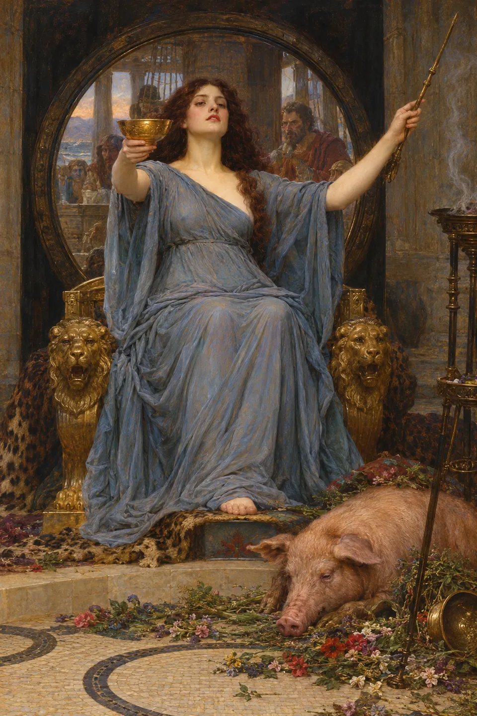 Circe Offering the Cup to Ulysses