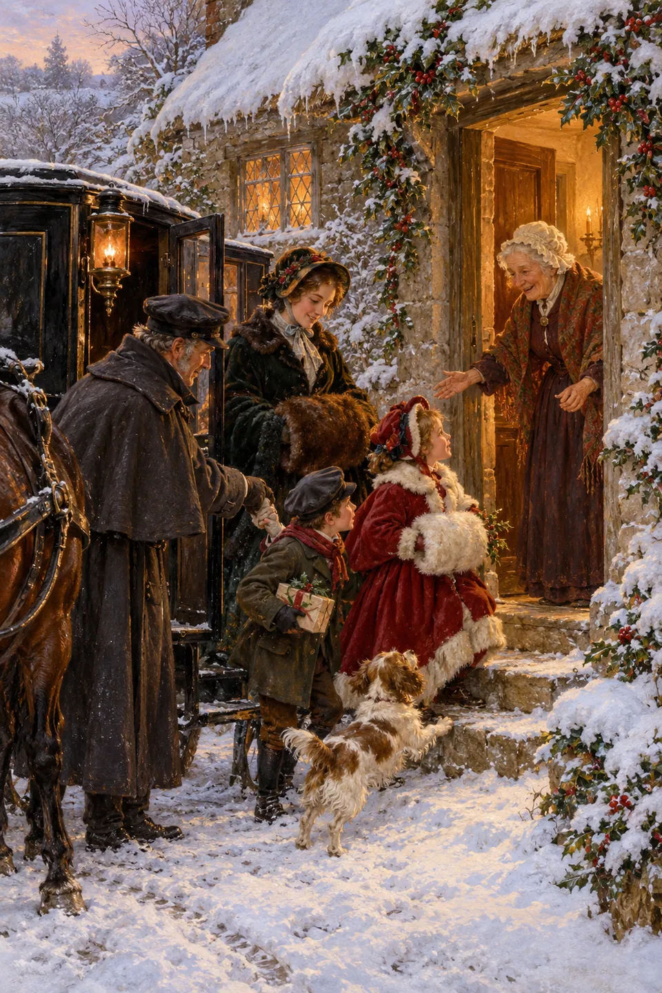Grandmamma's Christmas Visitors