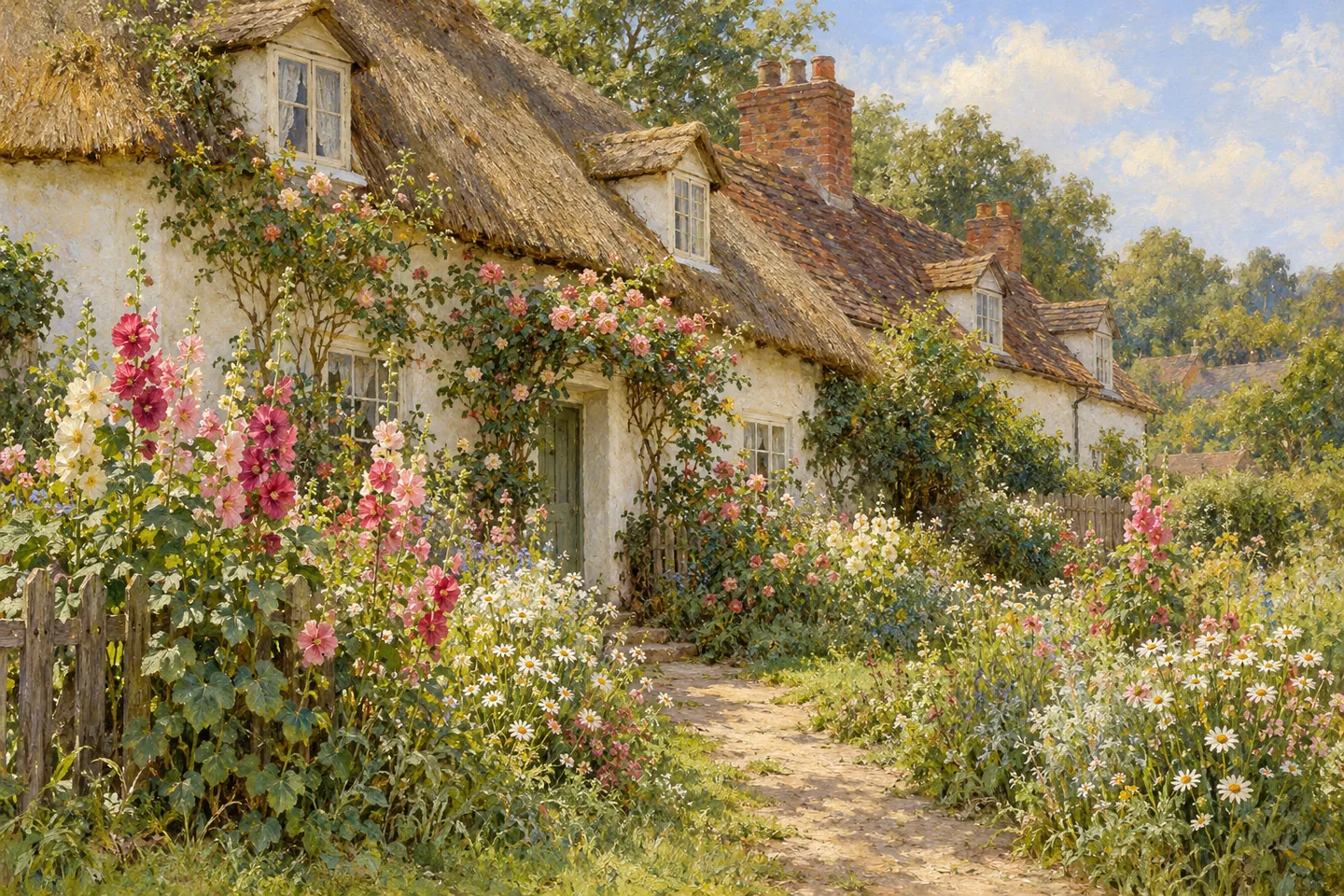 Old Cottages at Pinner