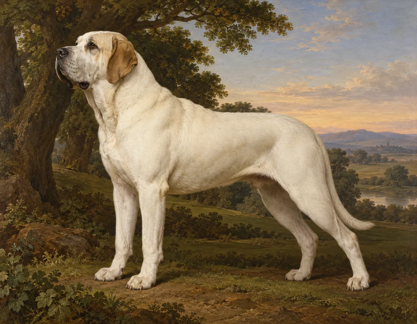 Portrait of a Large Dog