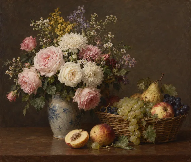 Still Life with Flowers and Fruit