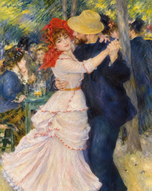 Dance at Bougival, the painting