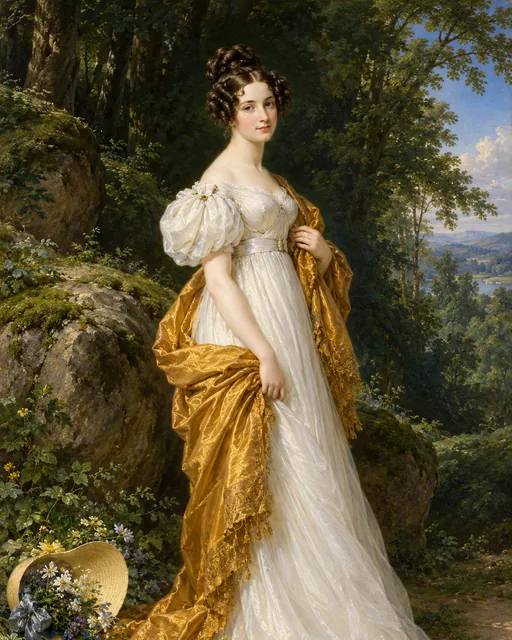 Sophie Guillemette, Grand Duchess of Baden (1801-1865), the painting