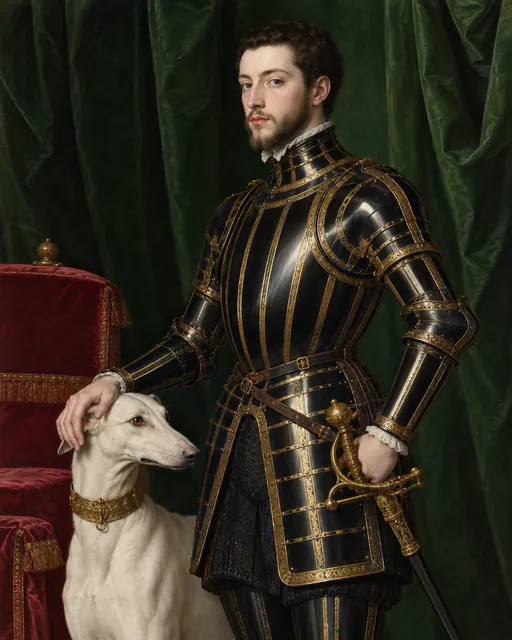 Portrait of Guidobaldo II della Rovere, the painting