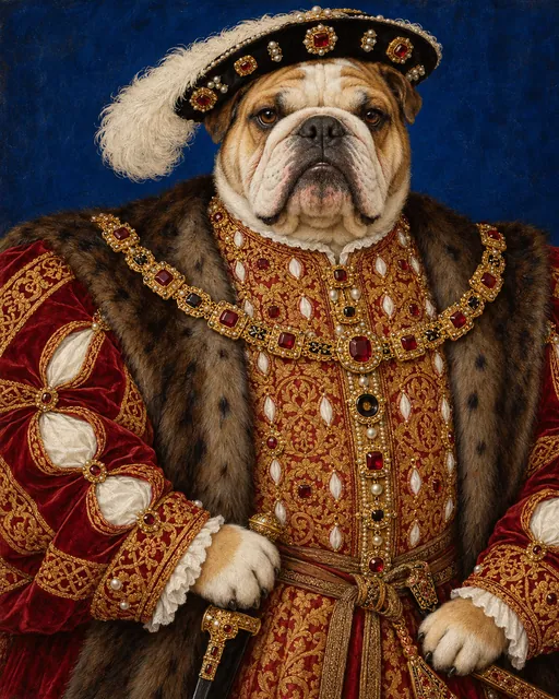 Portrait of Henry VIII, the painting