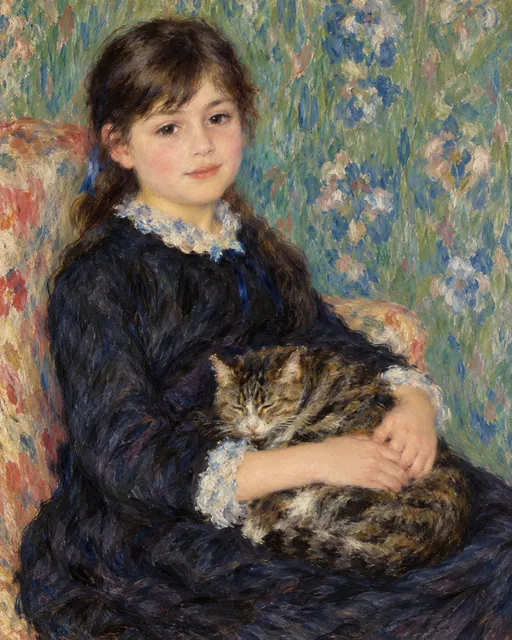Julie Manet, the painting