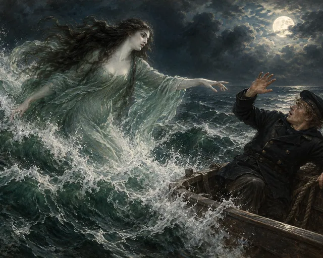 The Kiss of the Siren, the painting