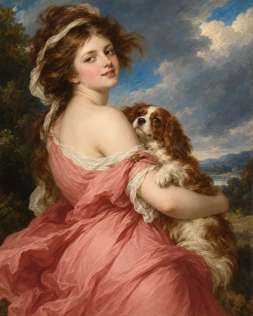 Lady Hamilton as 'Nature', the painting