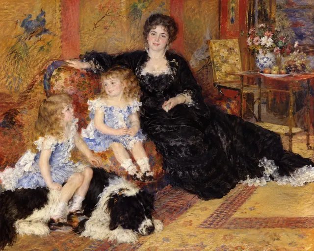 Madame Georges Charpentier and Her Children, the painting