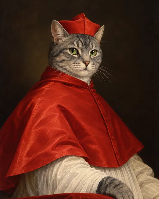 Portrait of a Cardinal, the painting