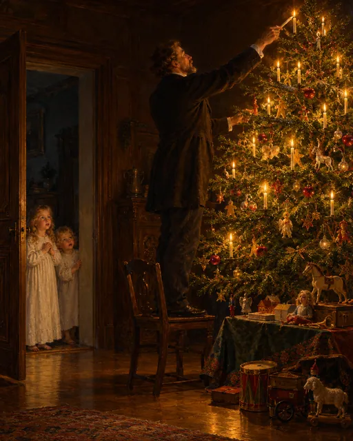 The Christmas Tree, the painting