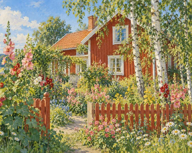 The Cottage (Stugan), the painting