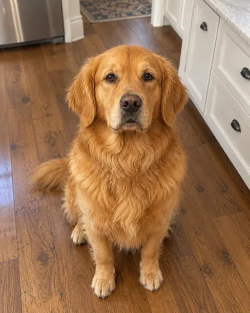 An AI-generated example of the kind of photo you can upload. This is not a before-and-after result.