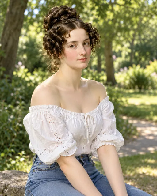 An example photo, beside the painting it suits